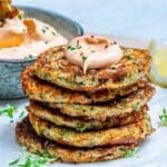 Baked Zucchini Fritters Recipe
