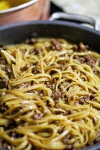 French Onion Beef and Noodles