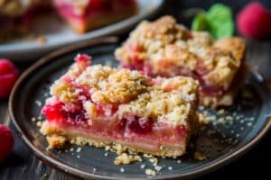 Rhubarb Pudding Bars Recipe