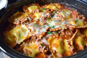 Crockpot Ravioli Lasagna Recipe