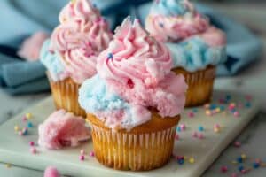 Cotton Candy Cupcakes recipe