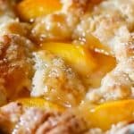 Super Easy Peach Cobbler