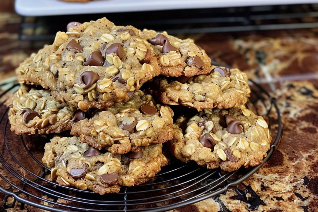 Oatmeal Double Chocolate Chip Cookies