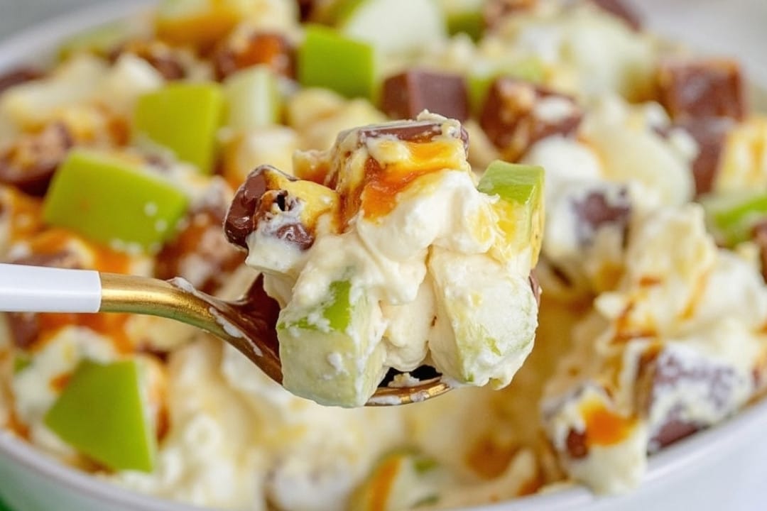 Caramel Apple Snickers Salad Recipe