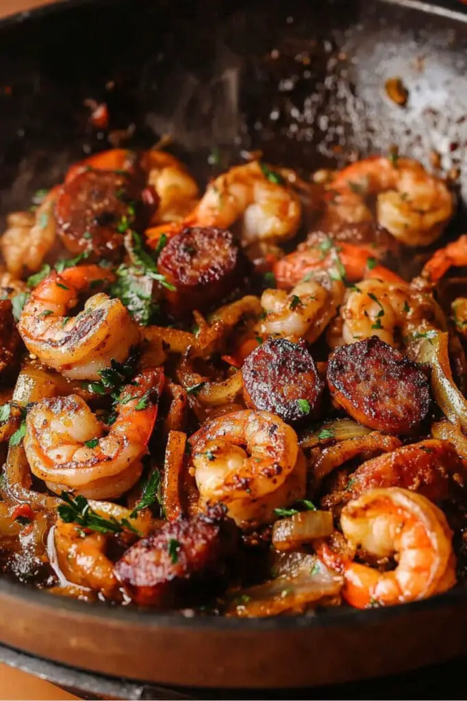 Creamy Cajun Shrimp Pasta with Sausage Recipe