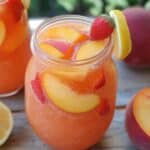 Peach Strawberry Lemonade