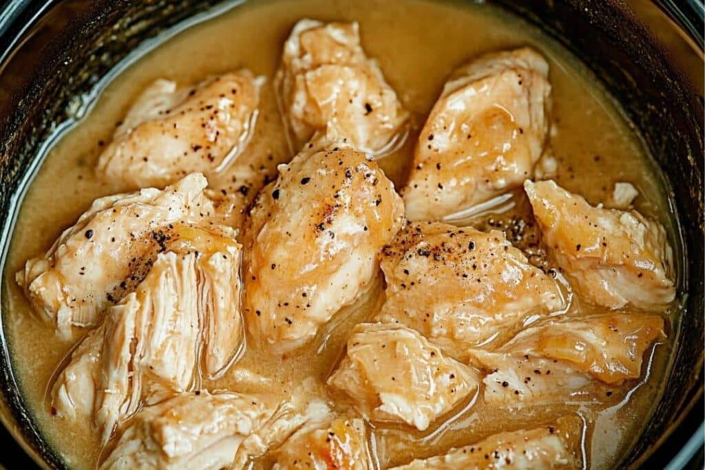 Slow Cooker Chicken Breasts with Gravy CookesRecipes