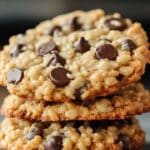 These Rice Krispie Chocolate Chip Cookies are a fun twist on the classic chocolate chip cookie. The addition of Rice Krispies gives them an extra crunch, while the oats add texture, making these cookies a delightful treat!