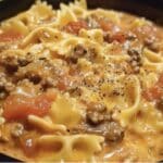 This Easy Crockpot Dinner Pot Beef and Bowtie Pasta is a cheesy, hearty dish featuring ground beef, Velveeta, cream cheese, and Rotel tomatoes, all mixed with tender bowtie pasta. It’s a perfect set-it-and-forget-it meal that’s full of comfort and flavor, ideal for busy weeknights.