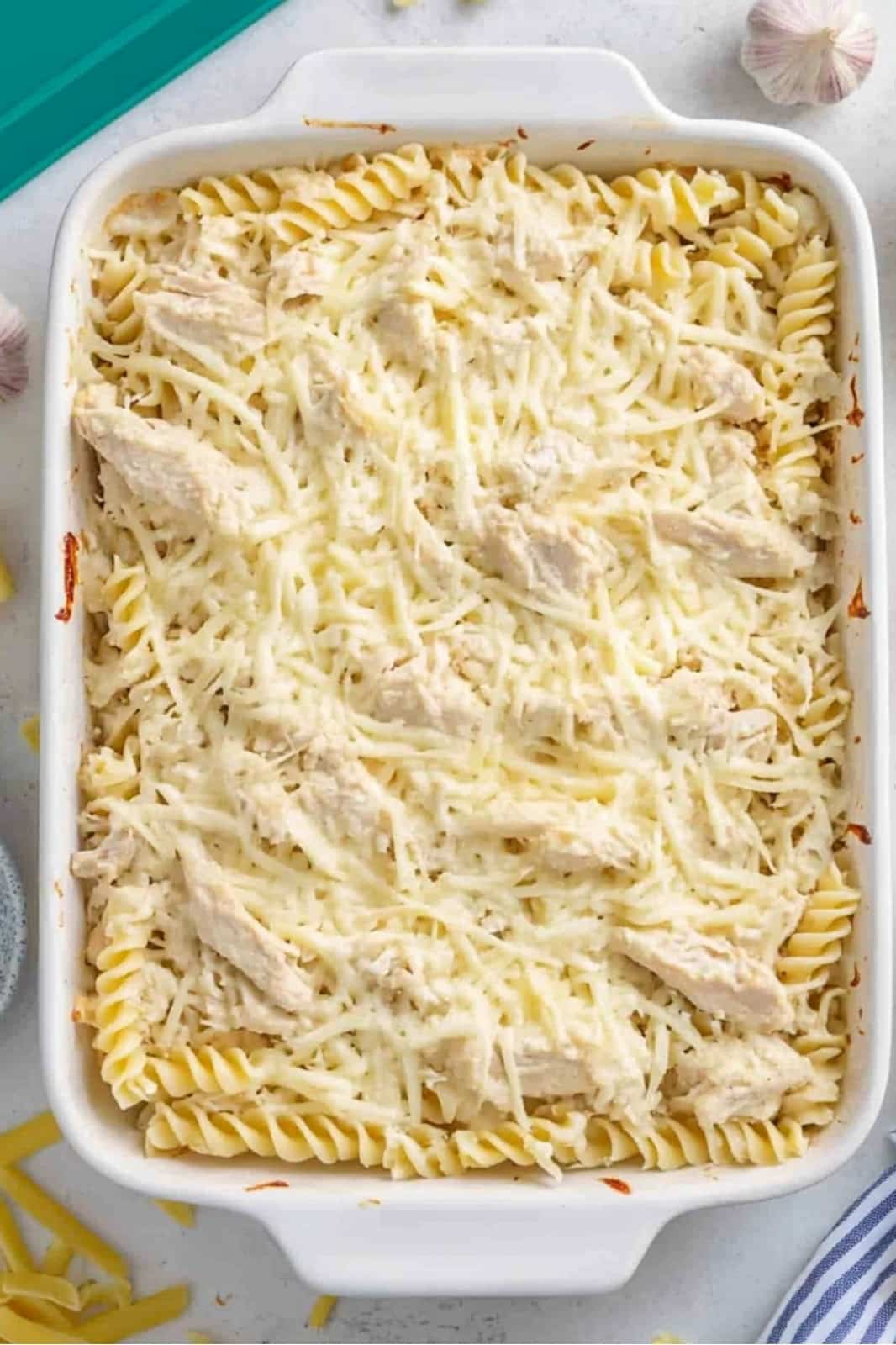 Garlic Parmesan Chicken Pasta Bake Recipe