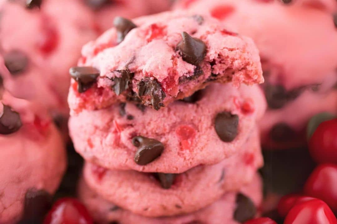 Maraschino Cherry Chocolate Chip Cookies Recipe