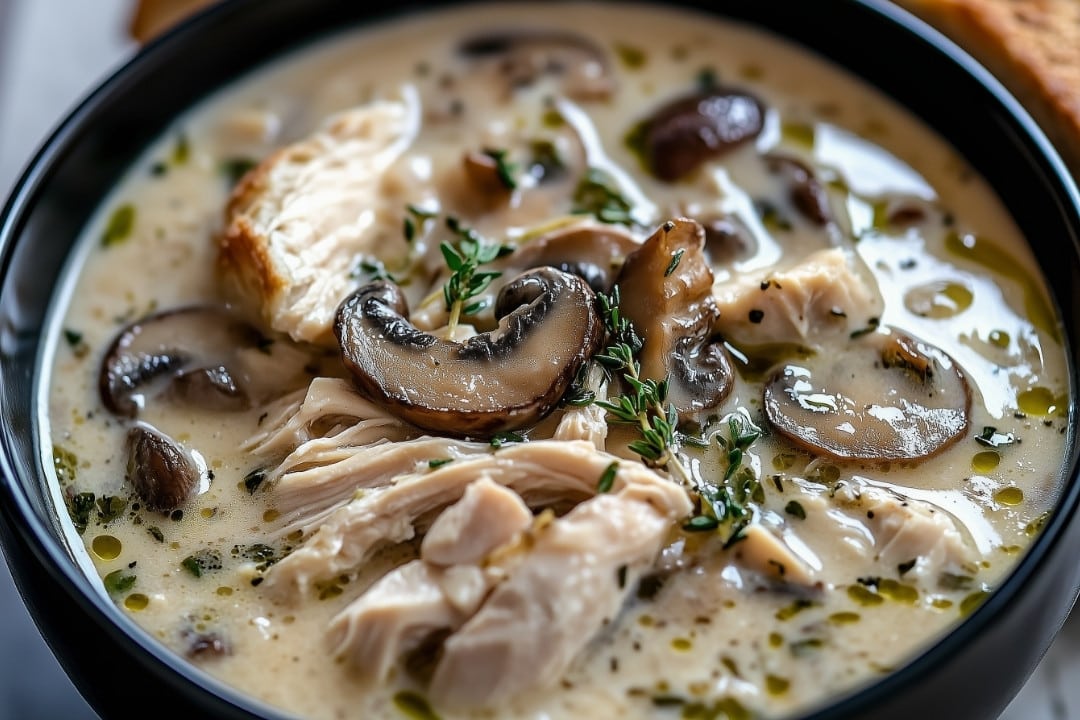 Rotisserie Chicken Mushroom Soup Recipe