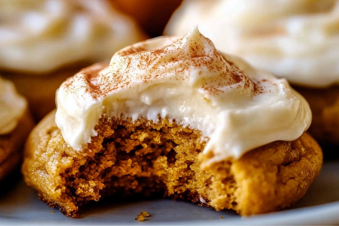 Pumpkin Cookies with Cinnamon Cream Cheese Frosting Recipe