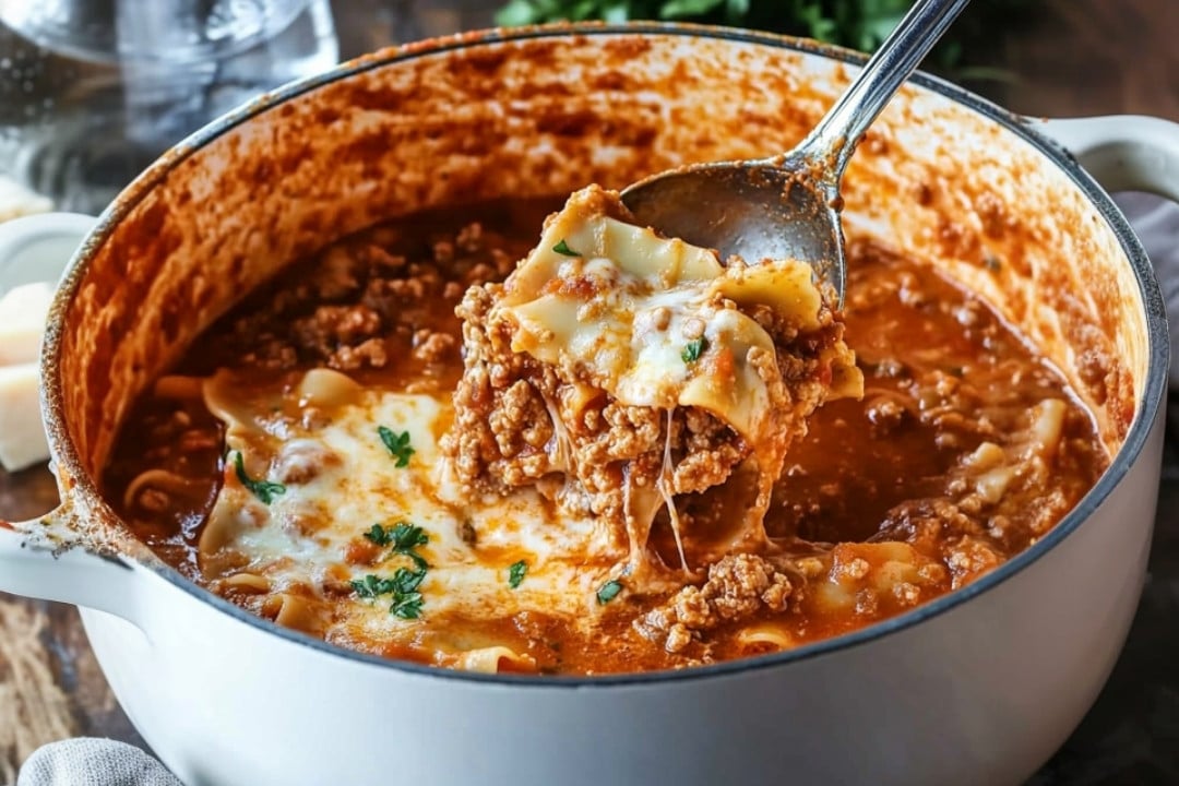 Easy Lasagna Soup Recipe