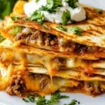 Cheeseburger Quesadillas Recipe