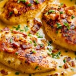 Creamy Beer Cheese Chicken with Crispy Bacon Recipe