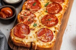 Texas Toast Pizza in the Air Fryer Recipe