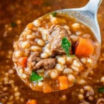 Easy Beef Barley Soup Recipe