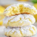 Soft and Chewy Lemon Crinkle Cookies Recipe