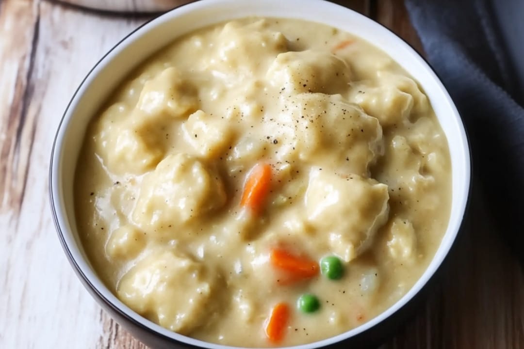 Chicken and Dumplings with Biscuits Recipe