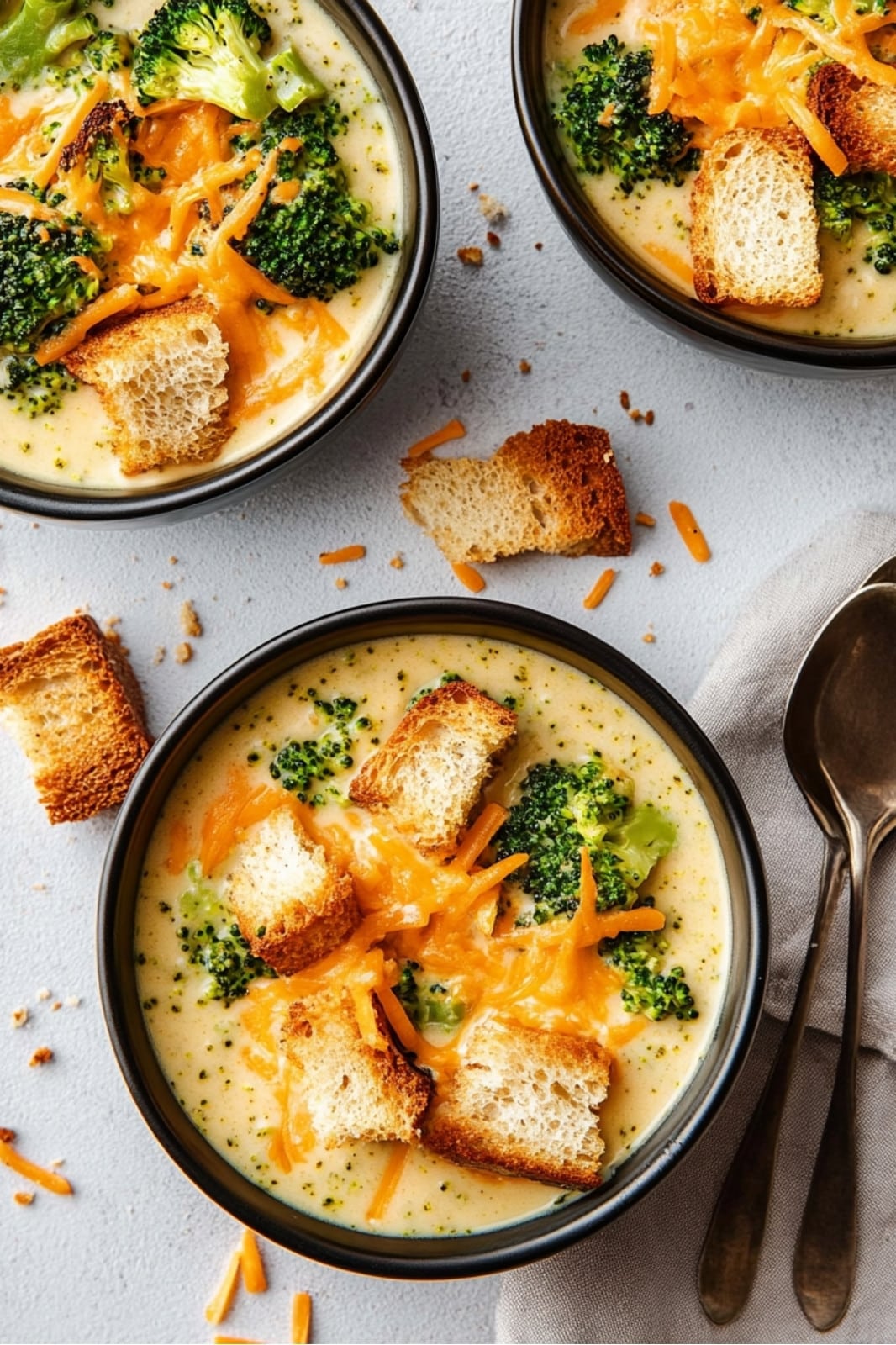 This Broccoli Cheddar Soup recipe is creamy, cheesy, and comforting! Made with broccoli, carrots, and cheddar, it's perfect for a quick and easy weeknight meal. Ready in 35 minutes!








