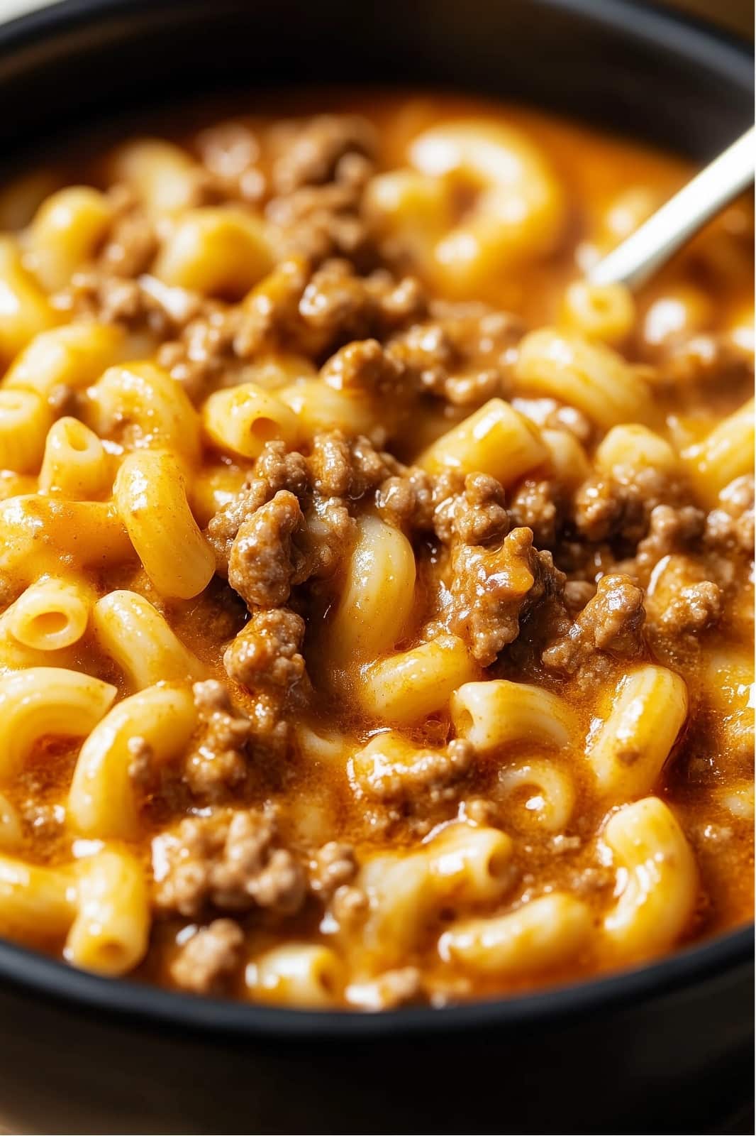 One-Pot Macaroni Cheeseburger Soup Recipe (No Velveeta!)