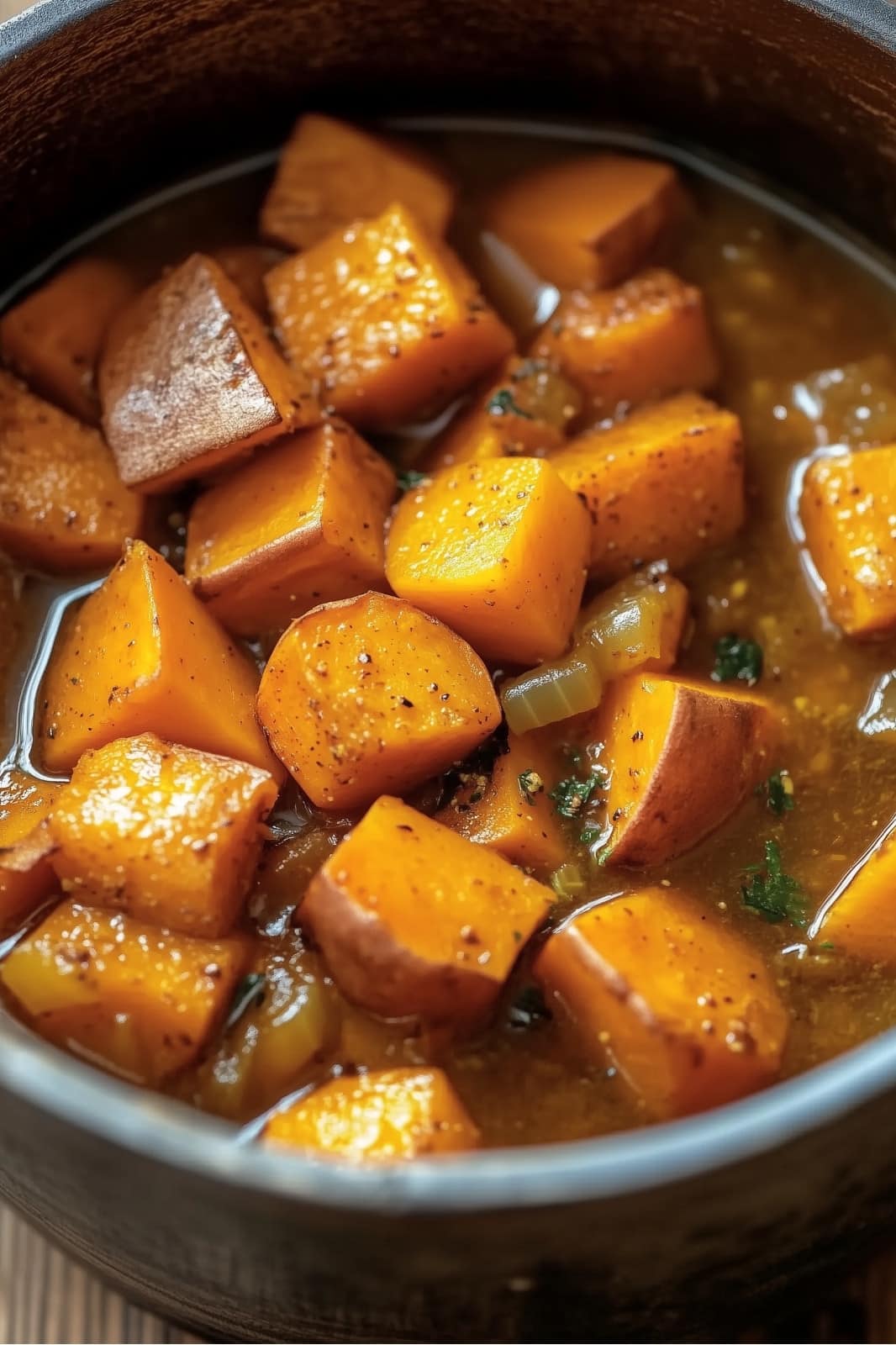 This Spicy Butternut Squash and Sweet Potato Soup is creamy, comforting, and full of flavor! Made with coconut milk and warming spices, it's a cozy vegan option perfect for fall. Ready in 40 minutes!