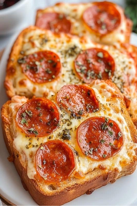 Texas Toast Pizza in the Air Fryer Recipe