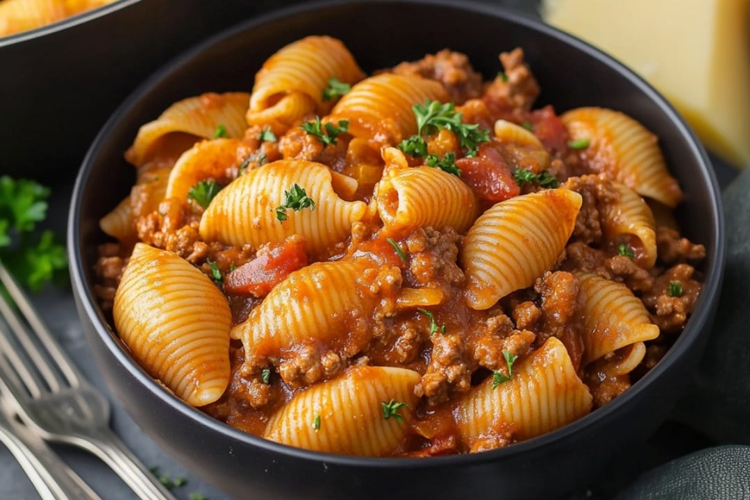 Easy Ground Beef Taco Pasta Recipe