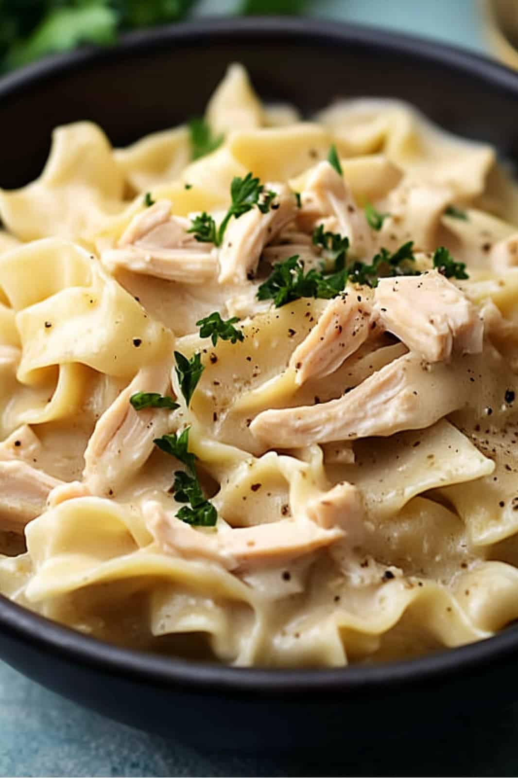 This Chicken & Noodles Crock Pot recipe is creamy and comforting! Made with tender chicken, egg noodles, and a rich broth, it's an easy slow cooker meal perfect for cozy dinners. Ready in 7 hours!