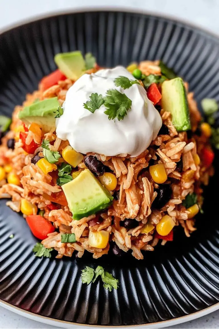 Easy Chicken Burrito Casserole Recipe