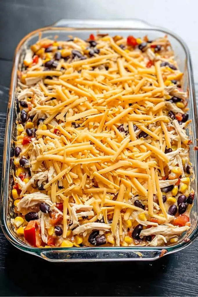 Easy Chicken Burrito Casserole Recipe