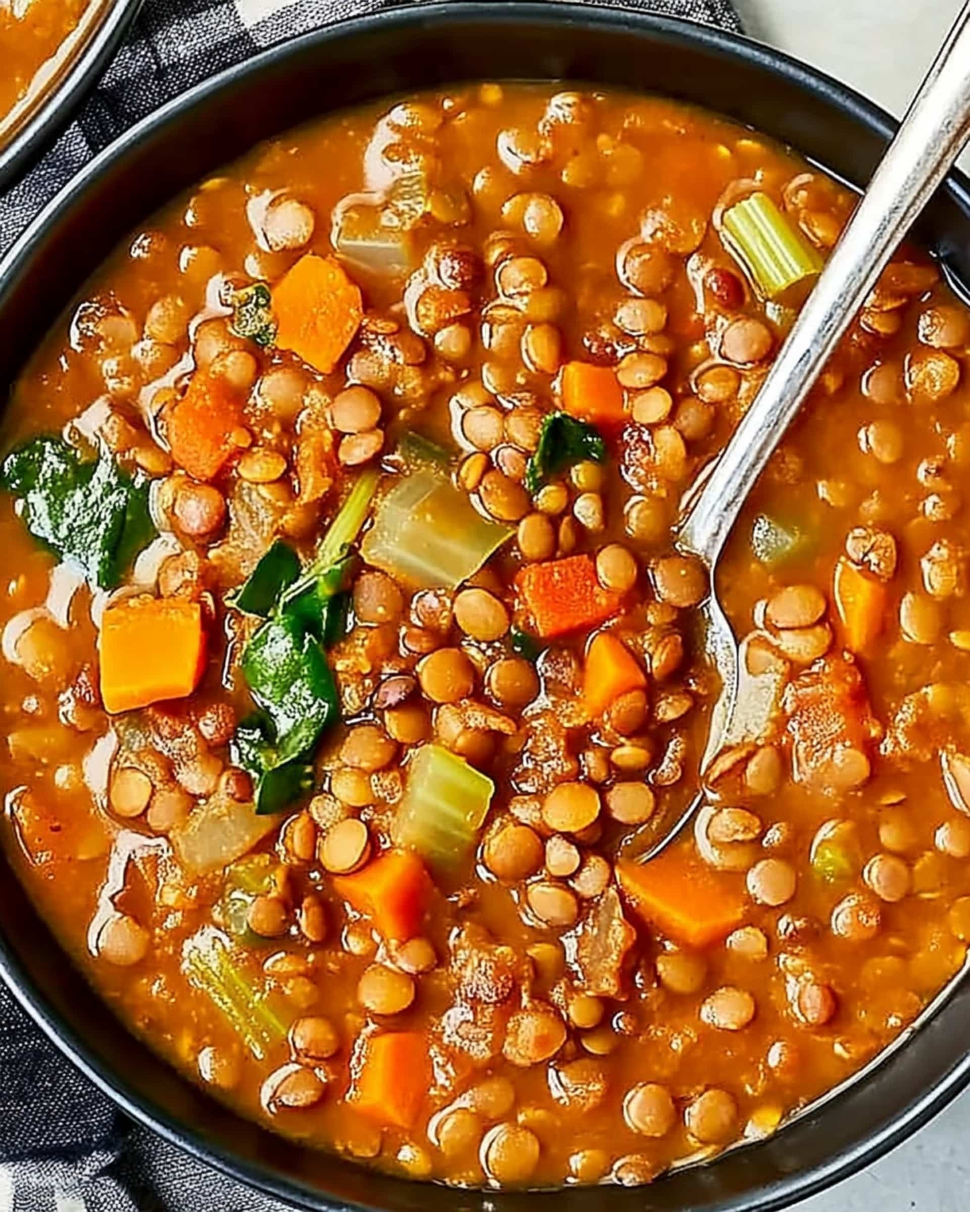 One-Pot Lentil Veggie Soup Recipe