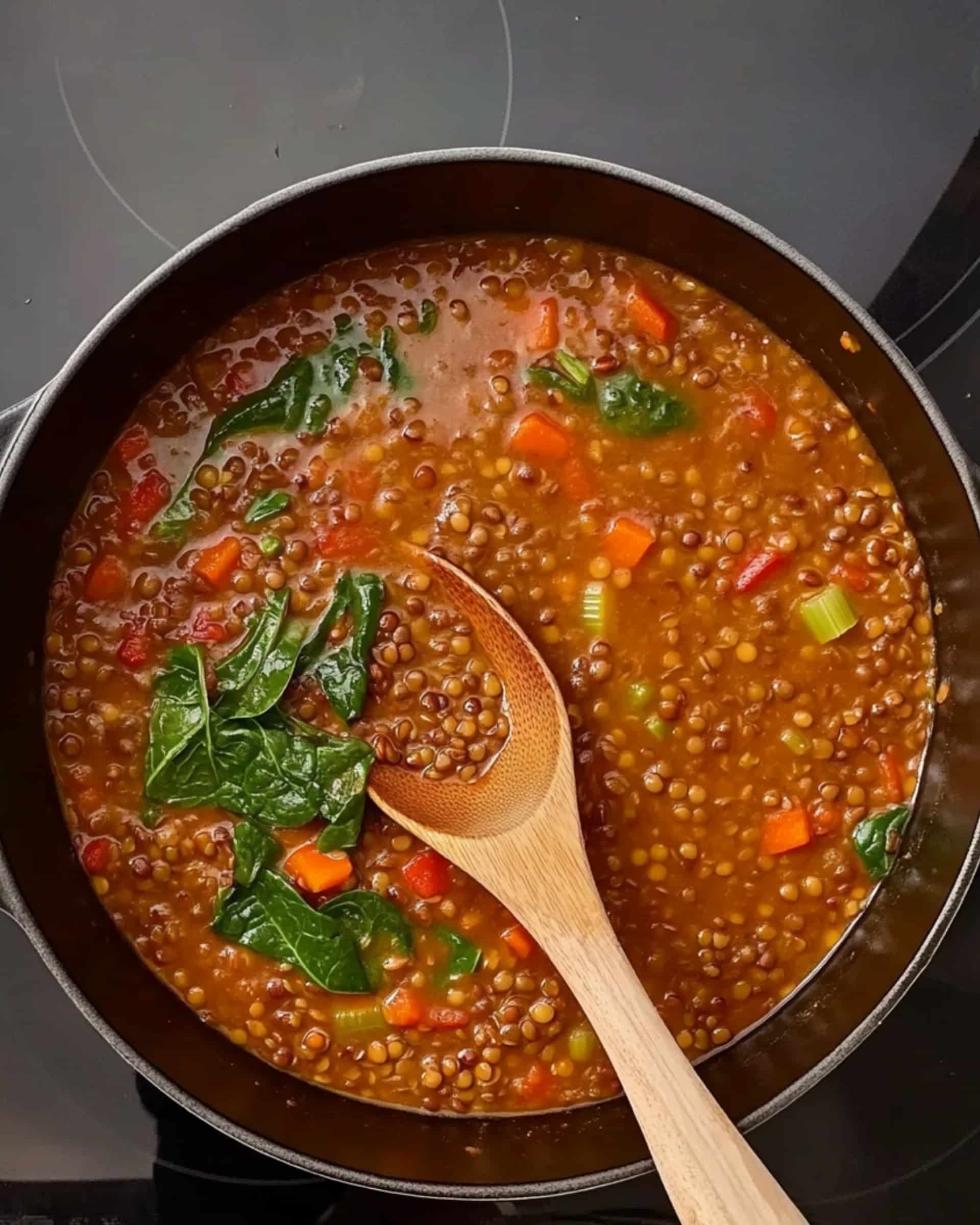 One-Pot Lentil Veggie Soup Recipe