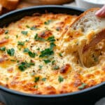 This Maryland Crab Dip recipe is a creamy, baked delight with crab meat, cheese, and Old Bay seasoning. Perfect for parties or gatherings, it’s ready in just 30 minutes!