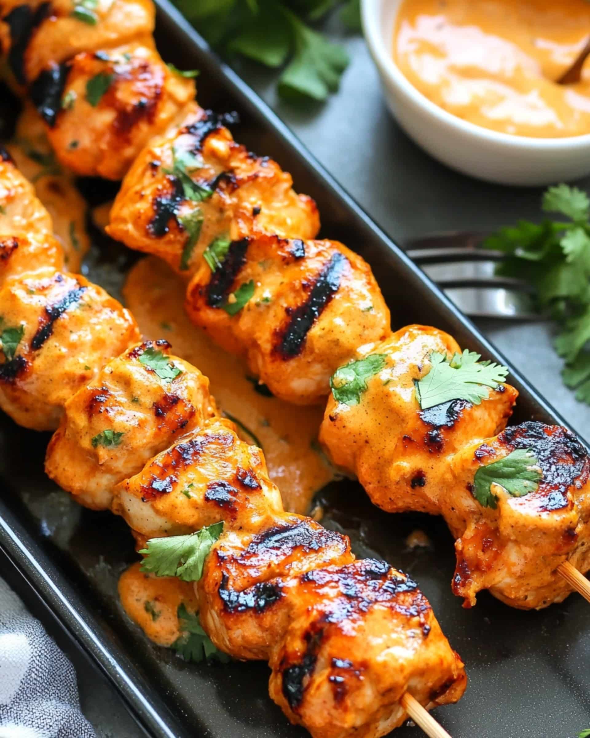 Bang Bang Chicken Skewers Recipe