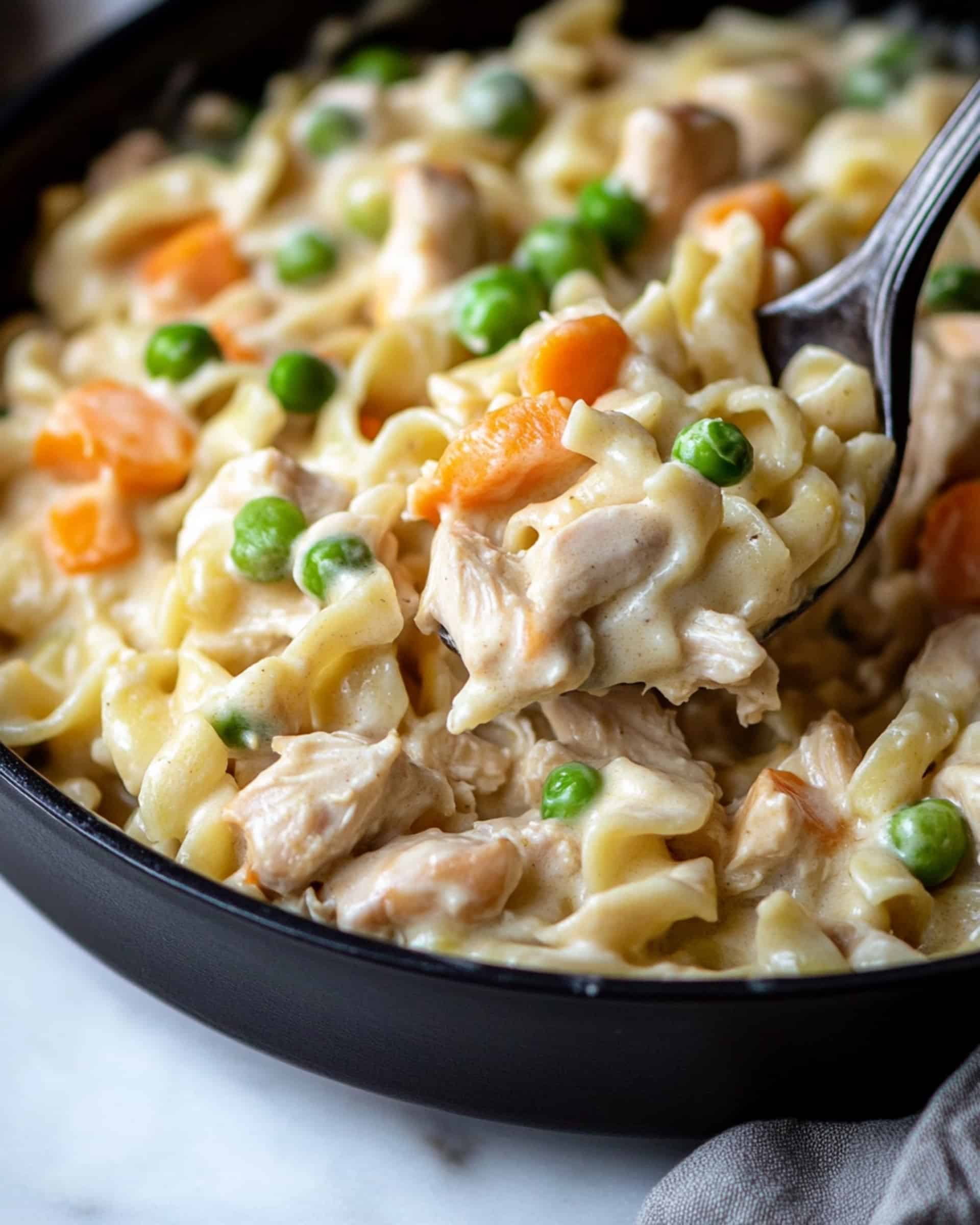 Chicken Pot Pie Noodle Recipe