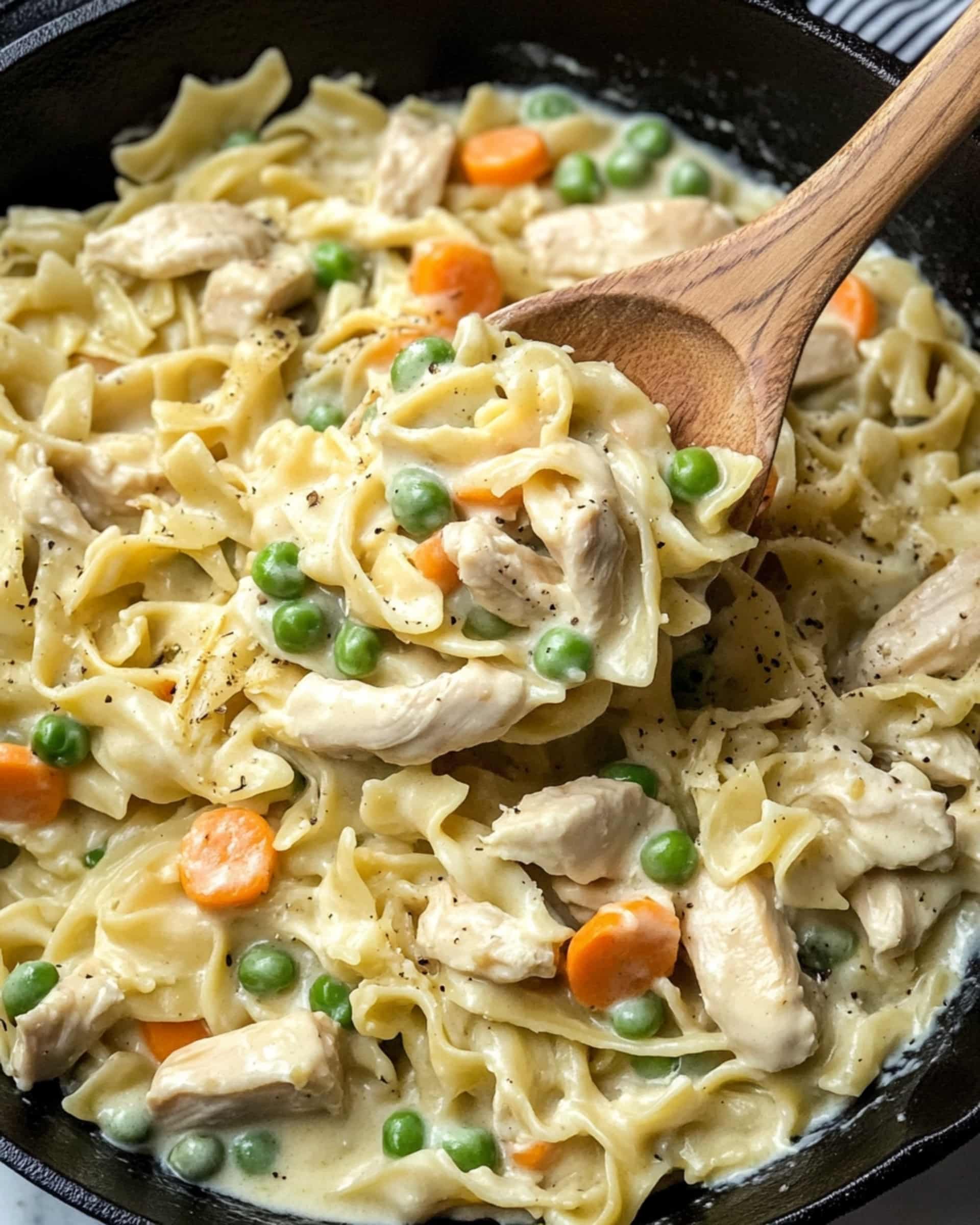 Chicken Pot Pie Noodle Recipe