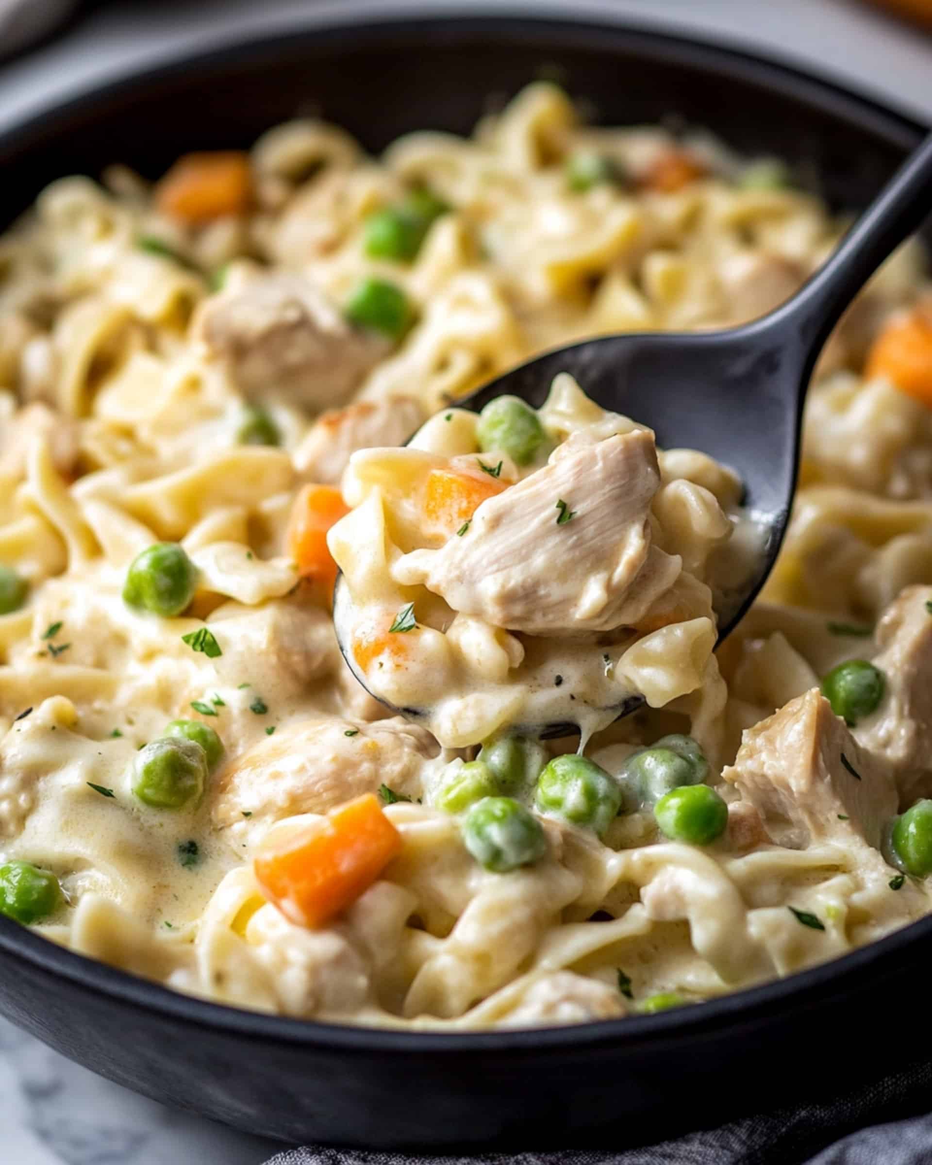 Chicken Pot Pie Noodle Recipe