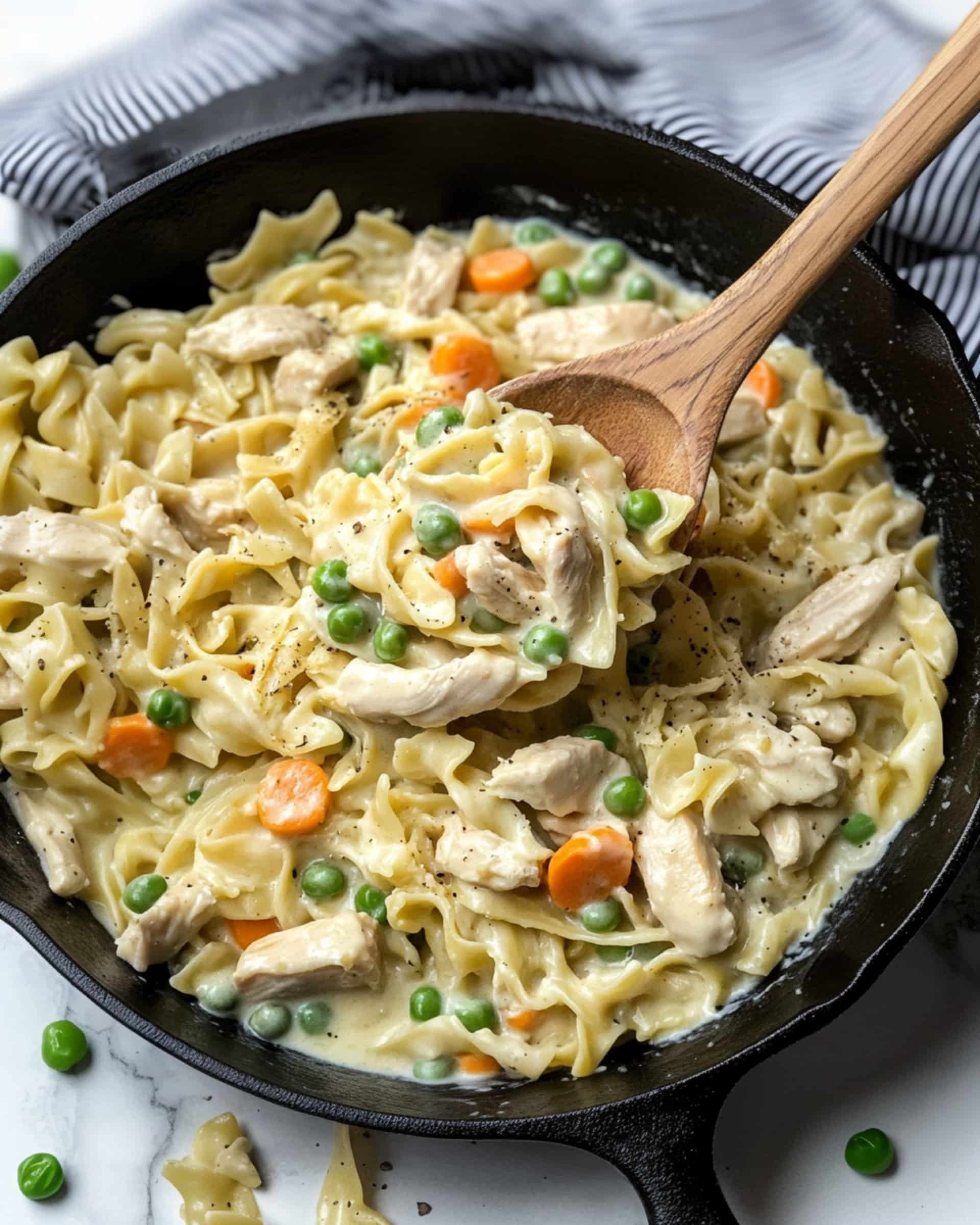 Chicken Pot Pie Noodle Recipe