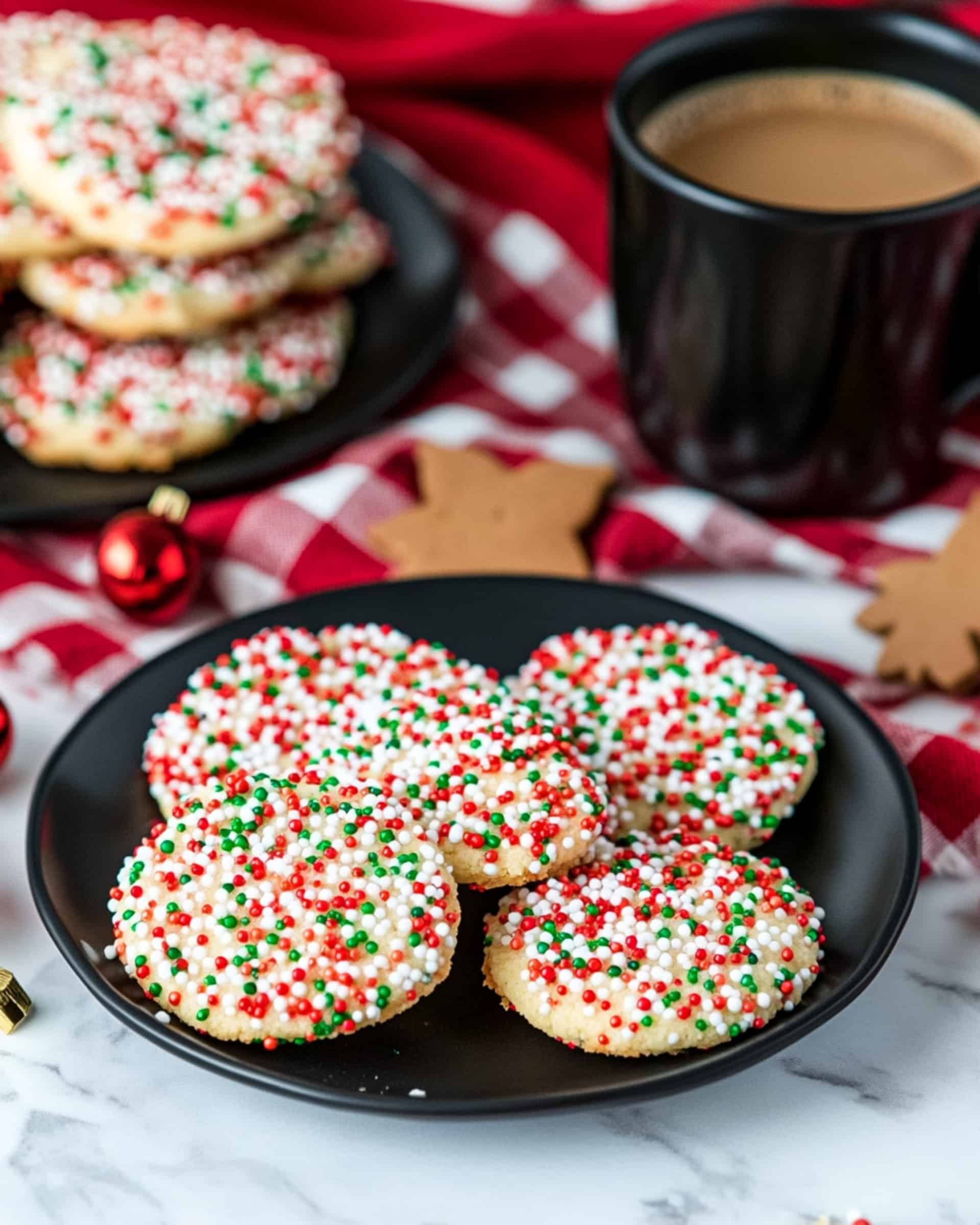 Christmas Cookies with Sprinkles Recipe