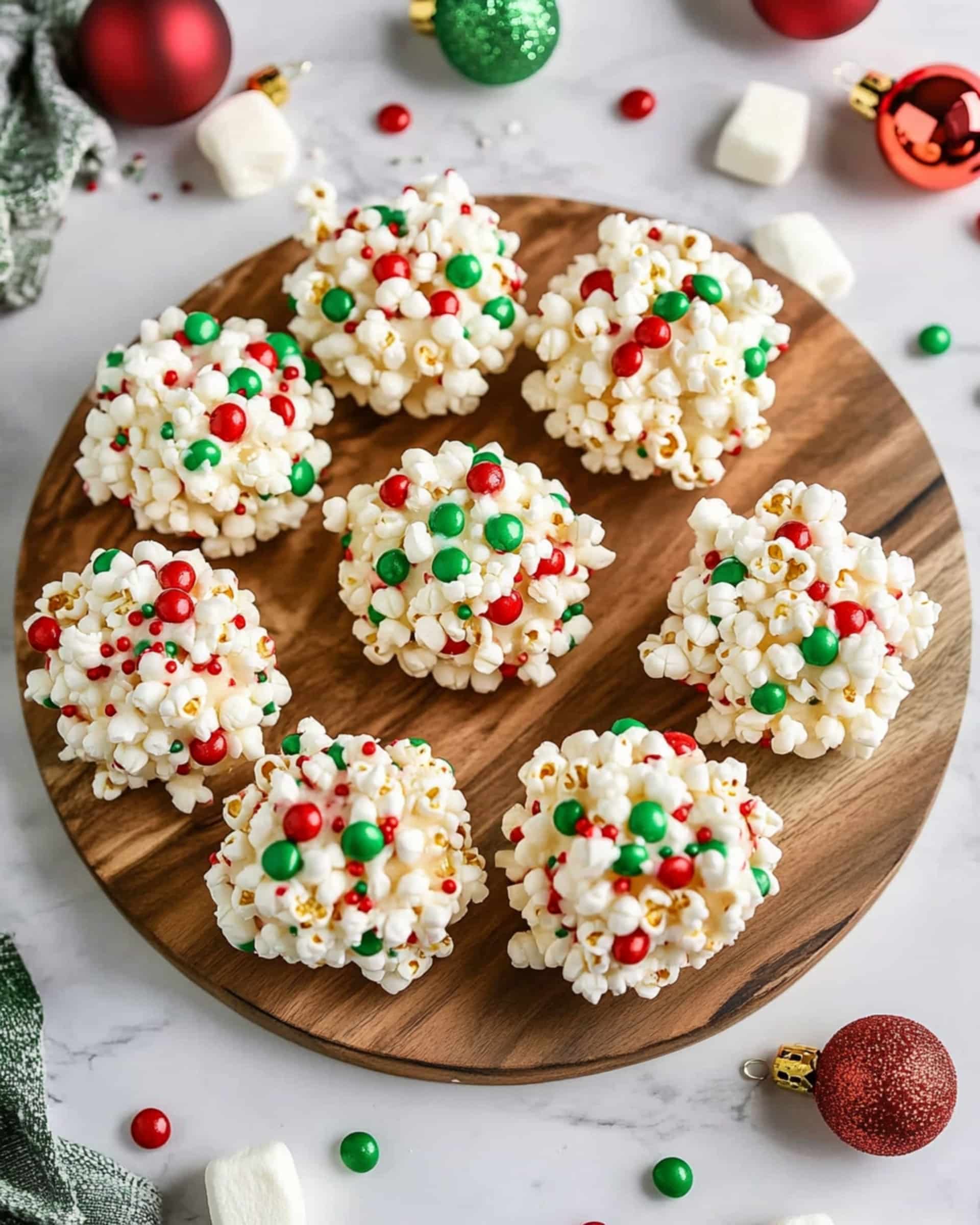 Christmas Popcorn Balls Recipe