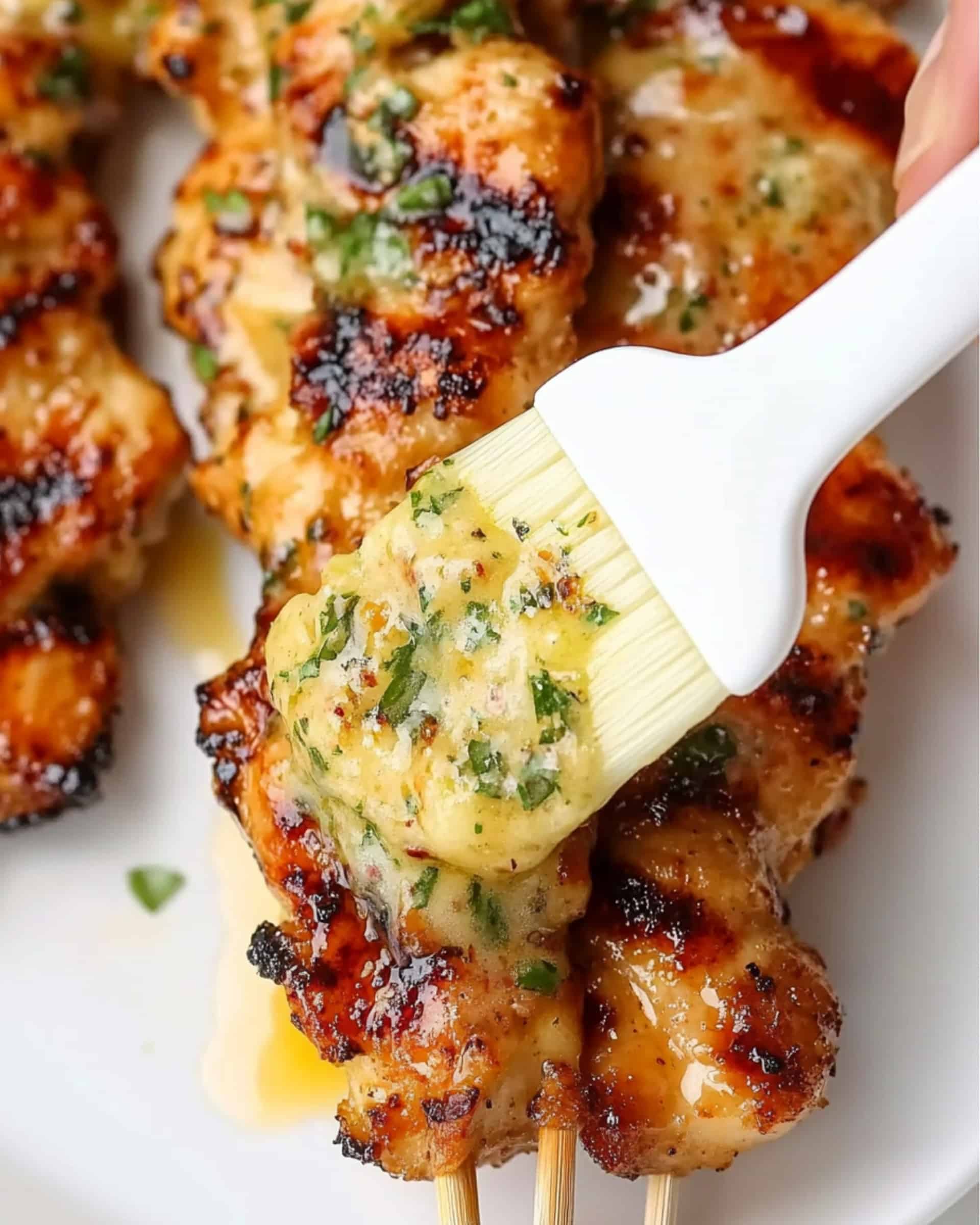 Garlic Parmesan Chicken Skewers Recipe