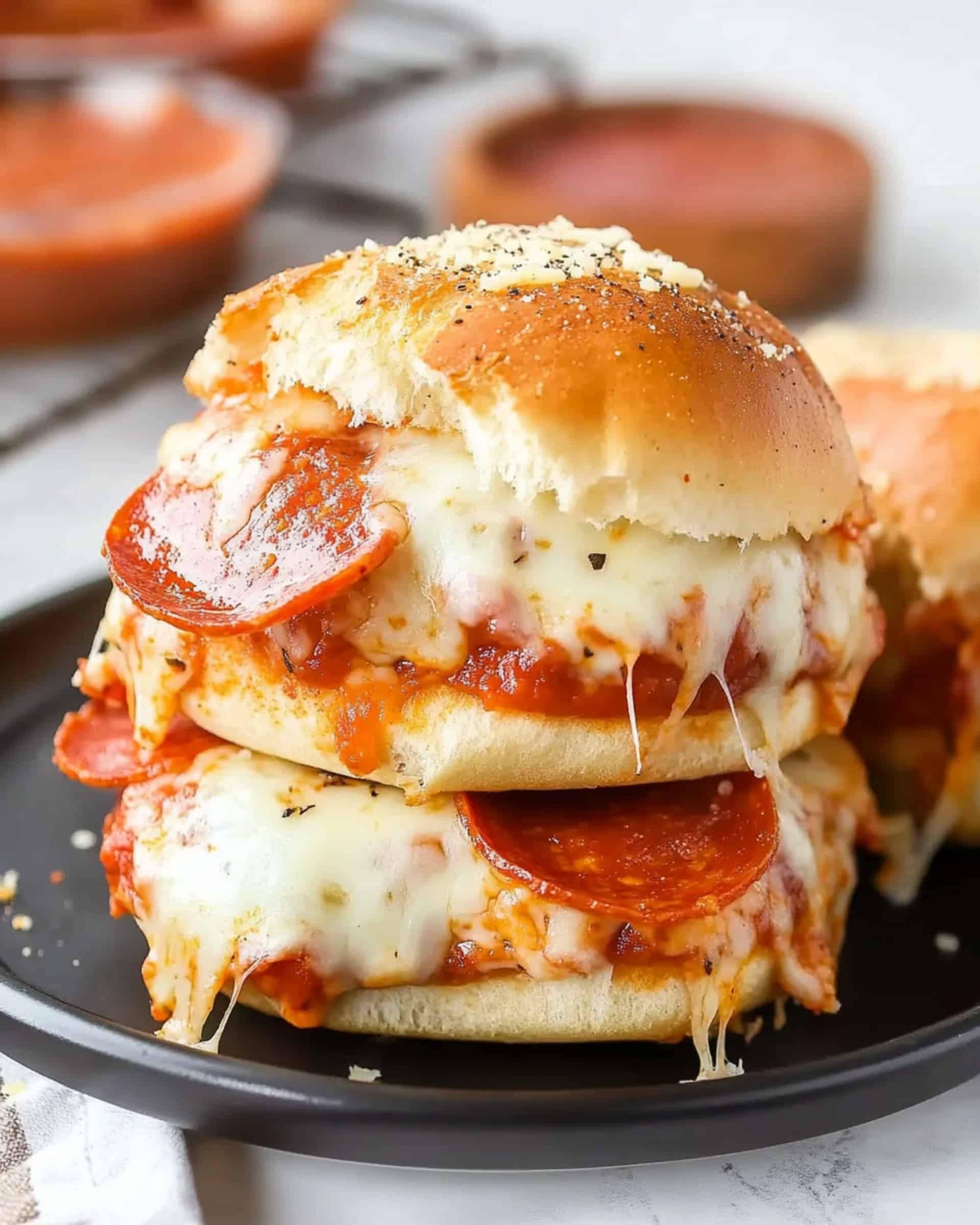 Pepperoni Pizza Sliders Recipe