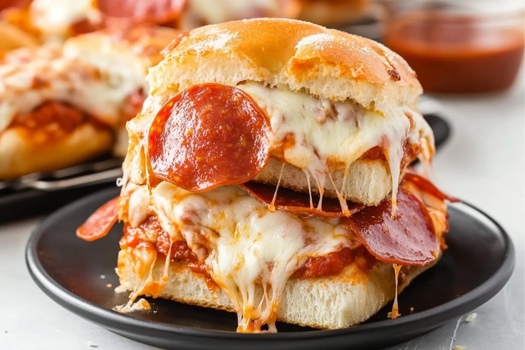 Pepperoni Pizza Sliders Recipe