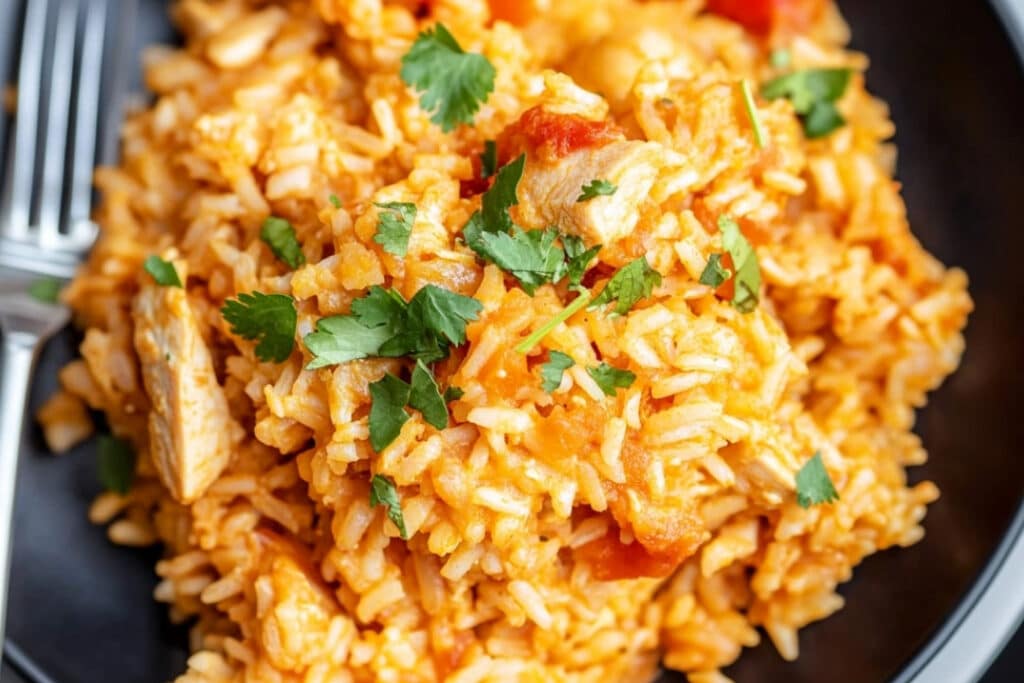 Queso Chicken and Rice Recipe