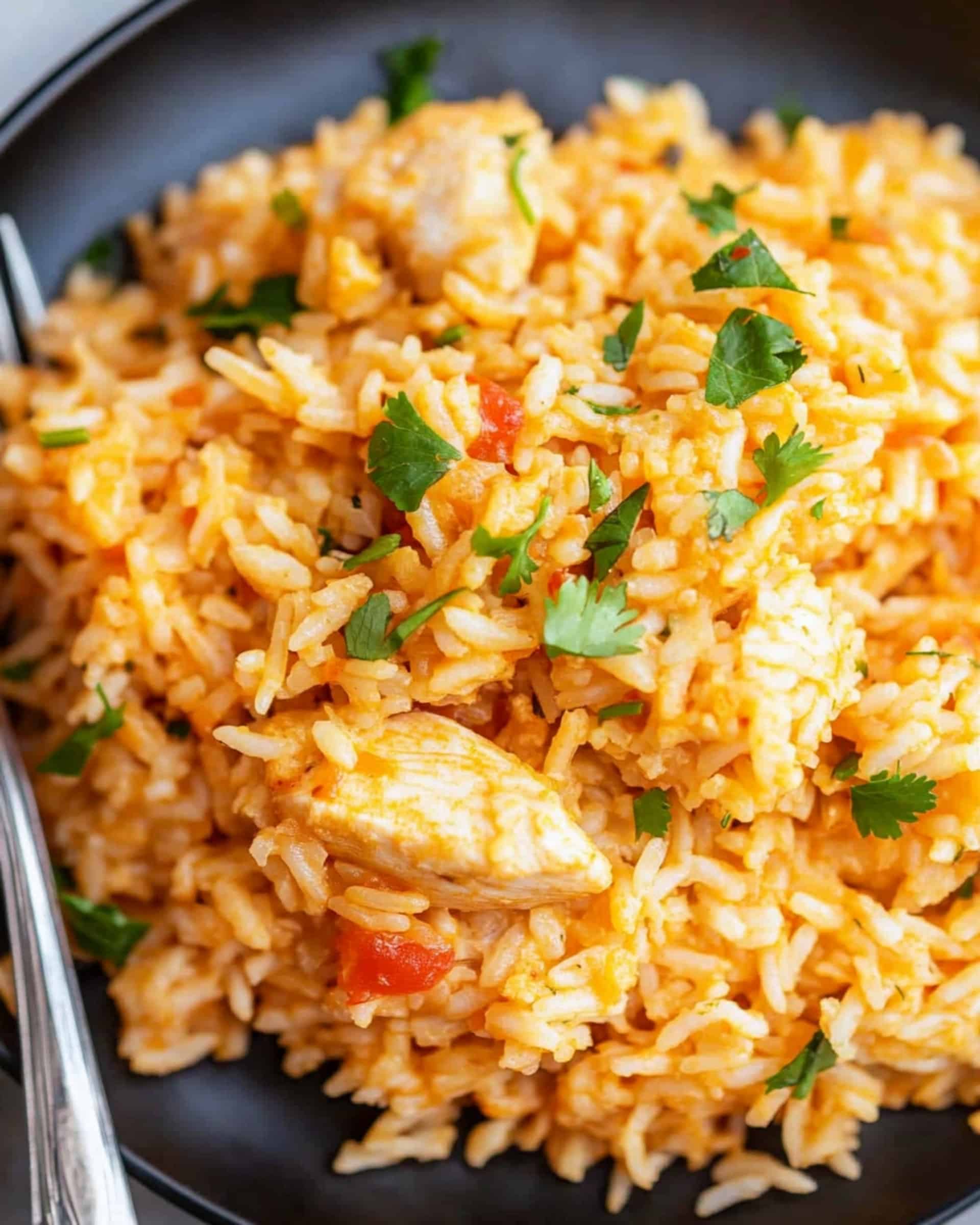 Queso Chicken and Rice Recipe