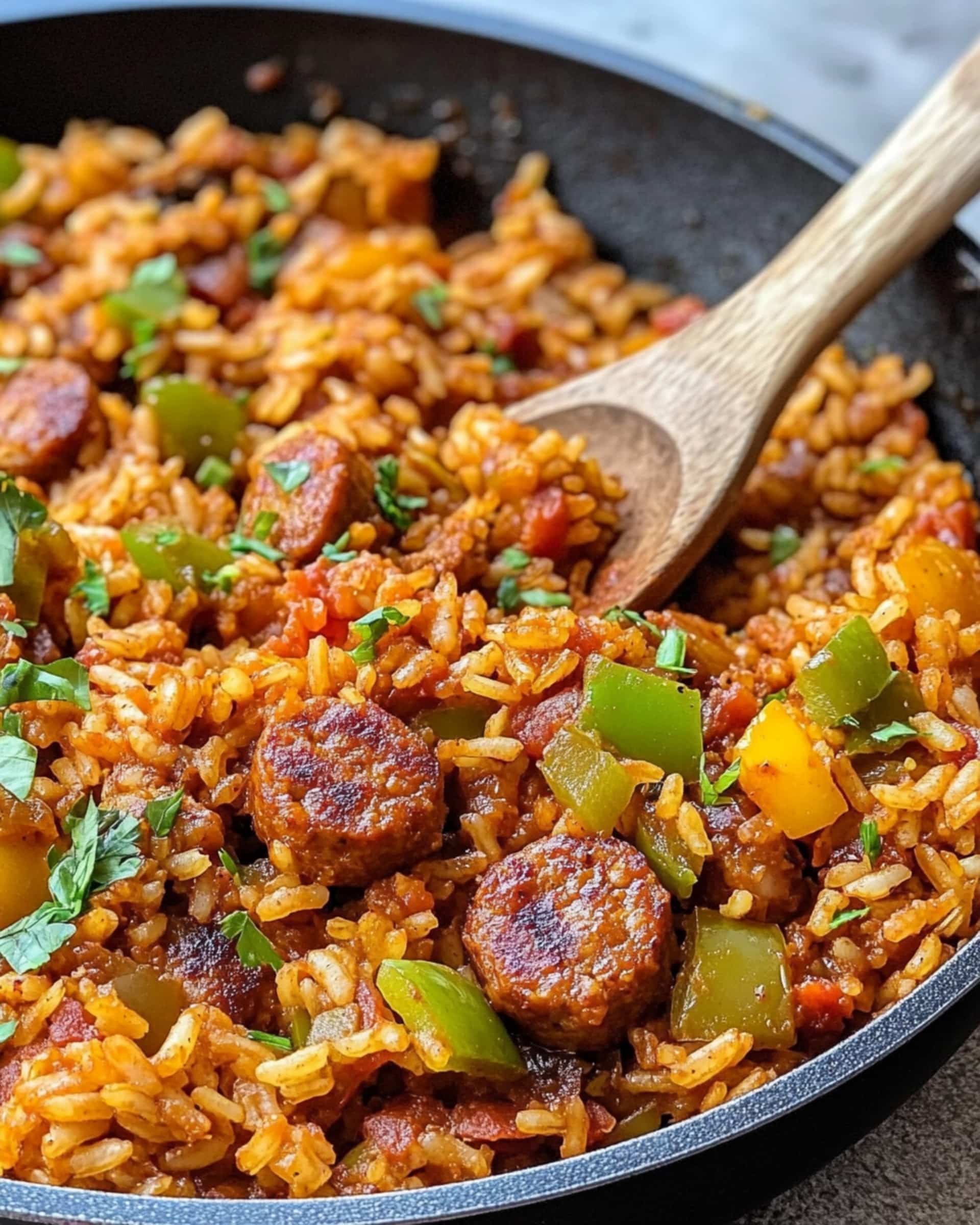 Sausage and Rice Skillet Recipe