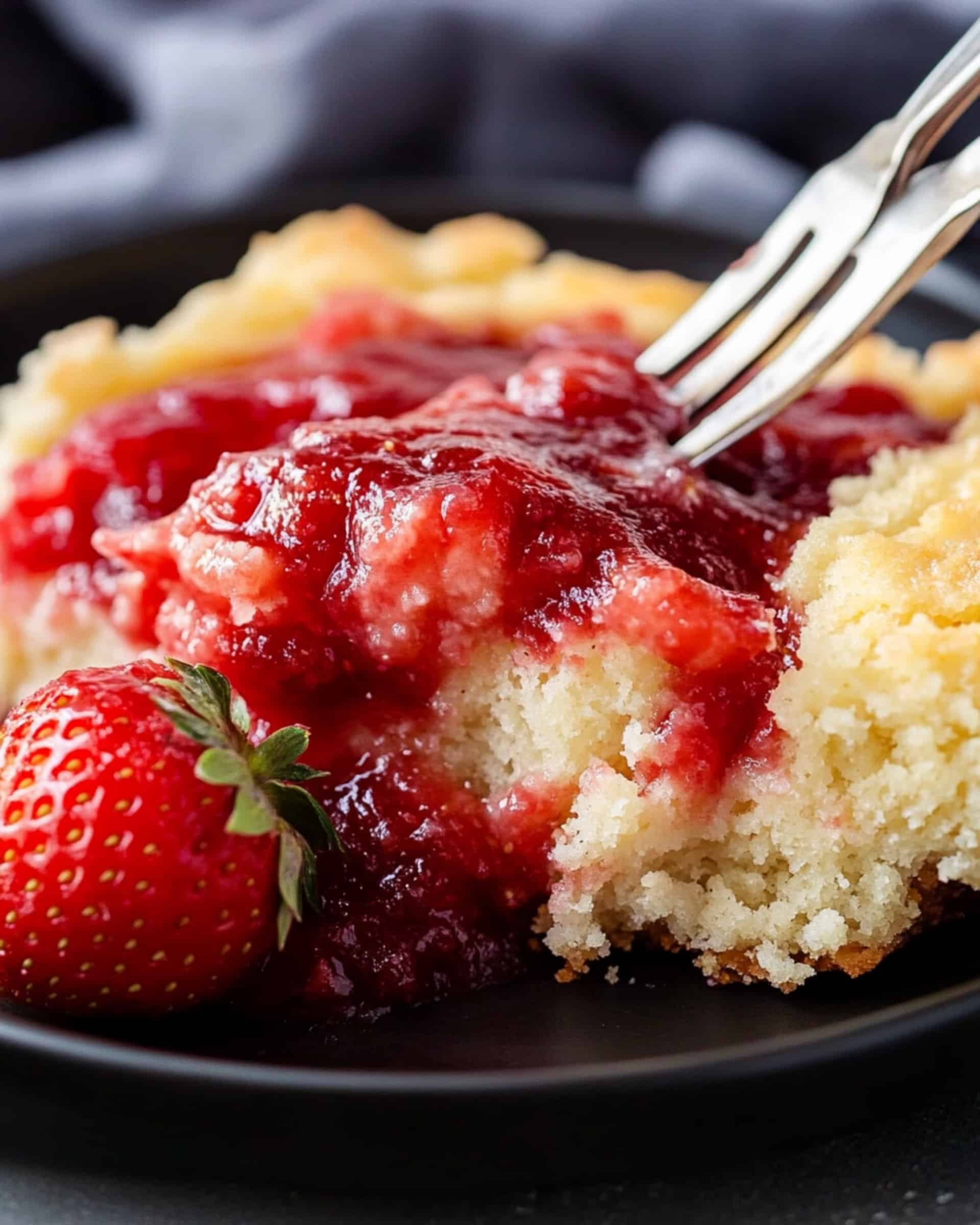 Strawberry Cheesecake Dump Cake Recipe