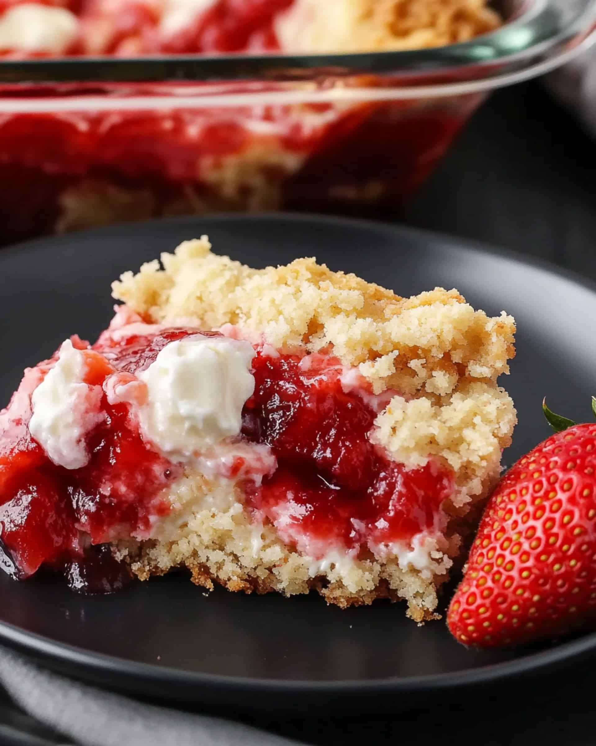 Strawberry Cheesecake Dump Cake Recipe